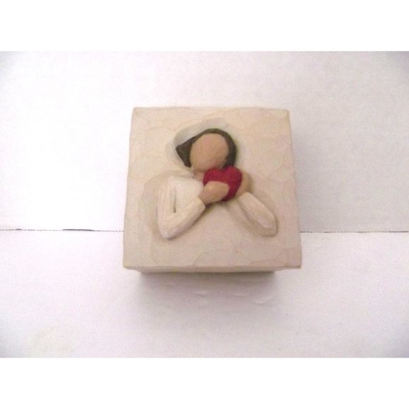 Willow Tree 2003 Trinket Box by Susan Lordi "From the Heart" - Picture 1 of 4